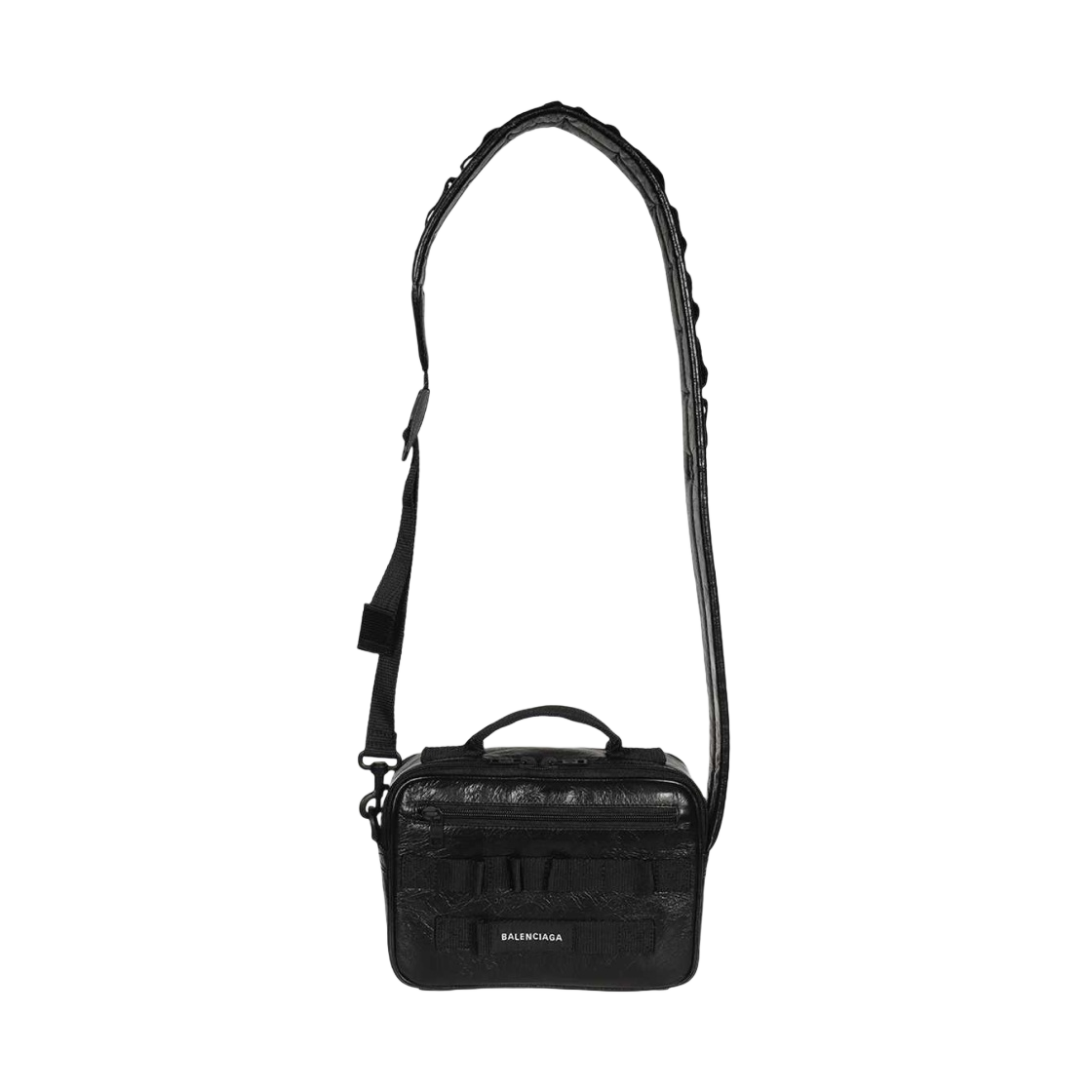 Balenciaga Army Pouch Crossbody Messenger Bag Black | eBay