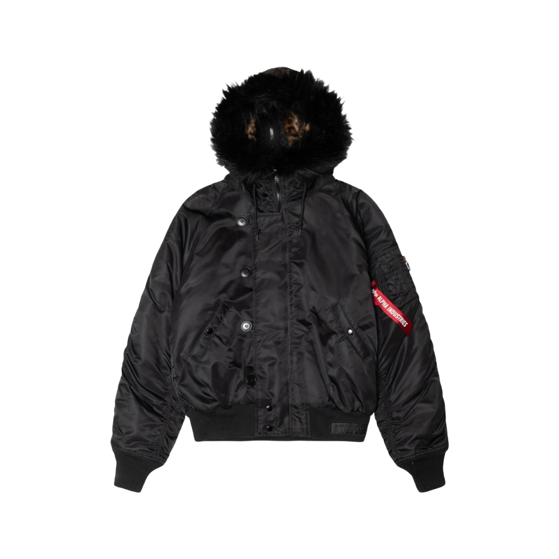 【STUSSY】SHORT MILITARY PARKA Short Military Parka in Black