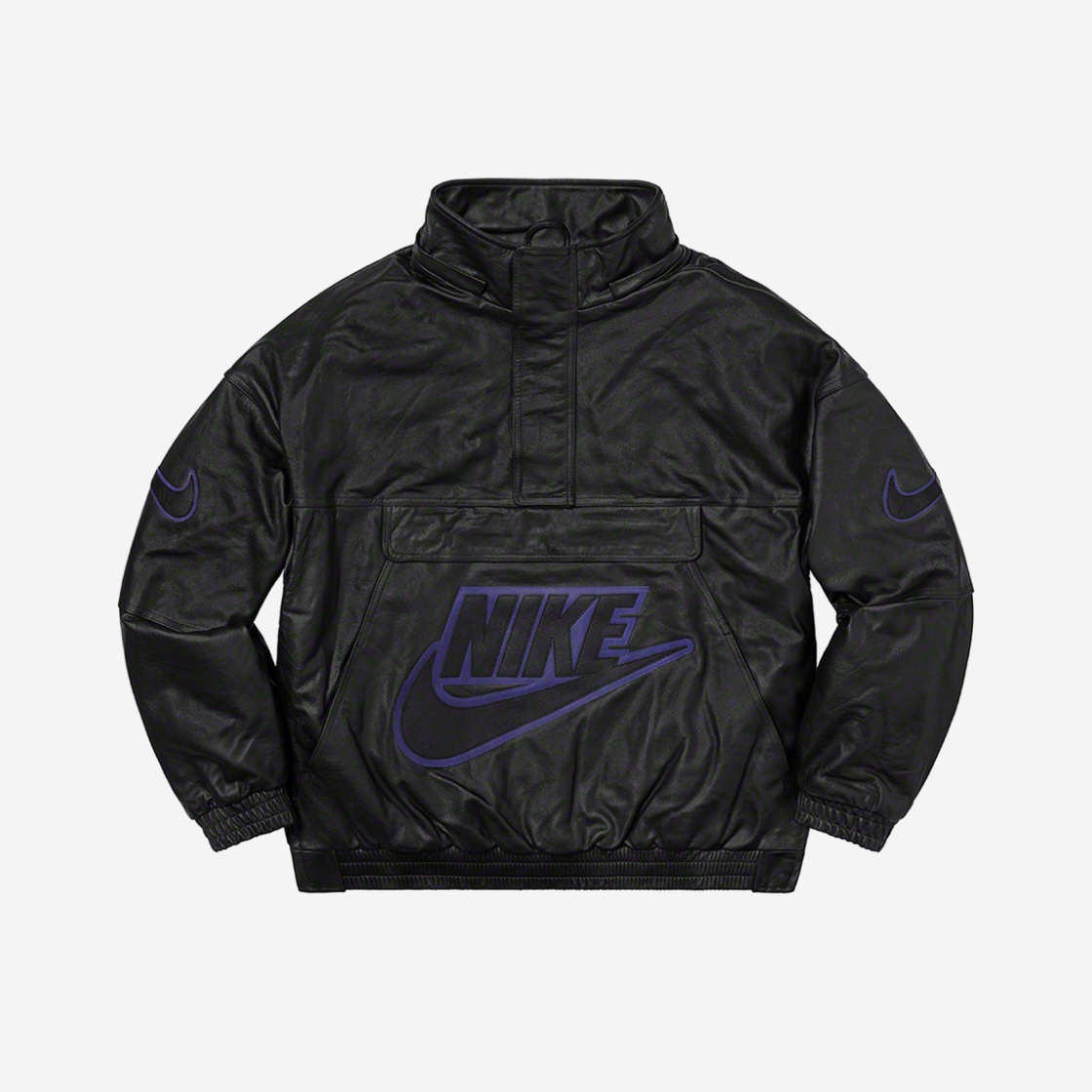 Supreme x Nike Leather Anorak Black - 19FW | eBay