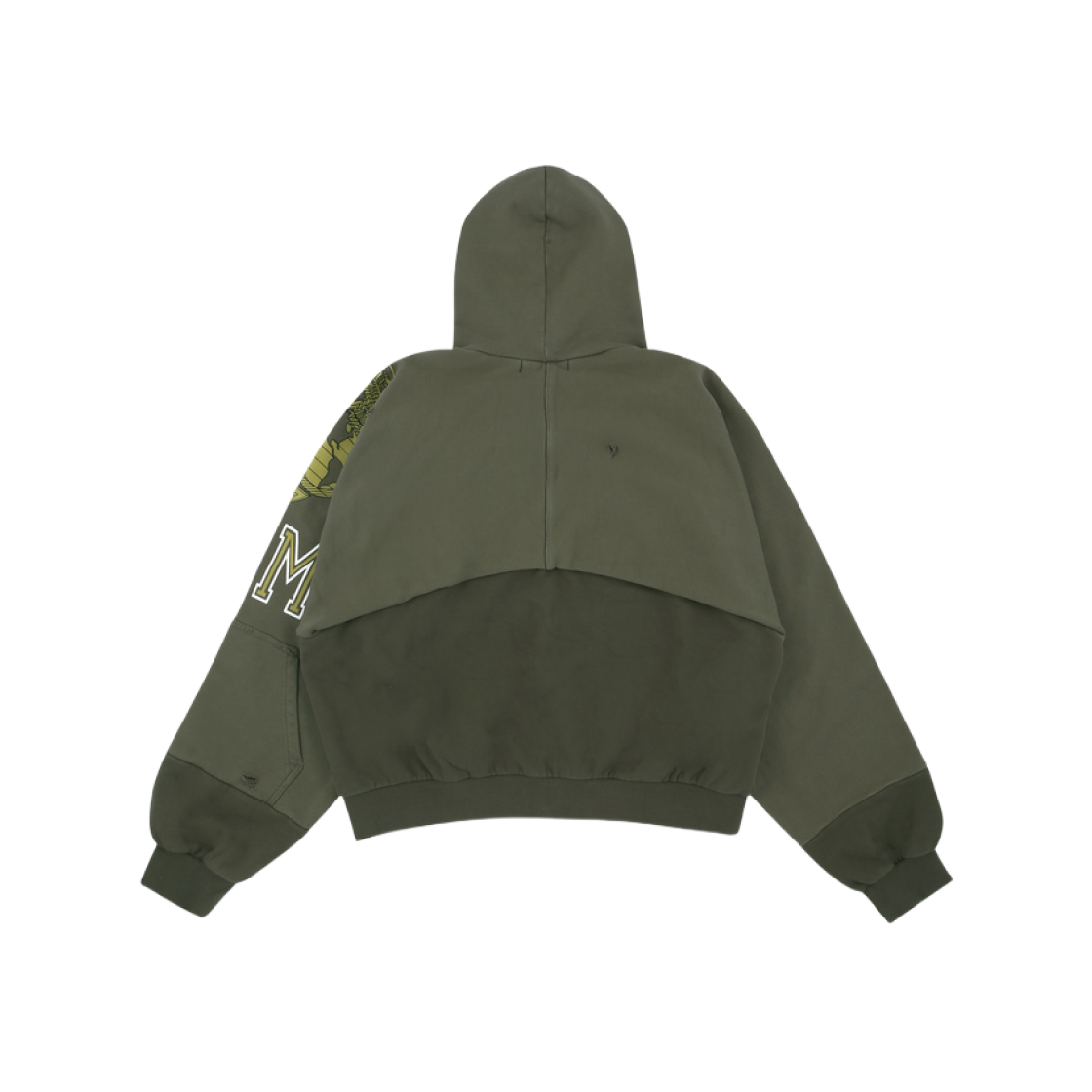 トップス PROJECTG/R RECONSTRUCTED FOLDED HOODIE PROJECT G/R - Reconstructed Folded Zip Hoodie | HBX